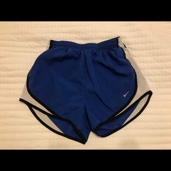blue nike shorts womens